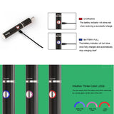 Dry Herb Vaporizer Hecig Big Hero BH Ceramic Quartz Core 1100mAh Battery Vape Pen