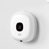 SZVPDKJ Wall Mounted Automatic Foam Soap Dispenser ,Touchless Soap Dispenser Which has Infrared Motion Sensor LED Display and 3-Gear Adjustable Waterproof Soap Dispenser (Navy Blue)