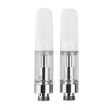 (Pack of 200) C2 CBD Oil Vape Tank Glass Refillable Vape Cartridge (0.5m/1.0mll)for CBD and Thick Oil Black