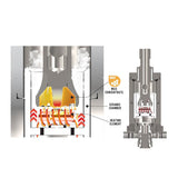 Dry Herb Vaporizer Hecig Big Hero BH Ceramic Quartz Core 1100mAh Battery Vape Pen