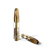 2pcs CBD Vape Cartridge Glass Refillable Atomizer (0.5ml) | 510 Atomizer Ceramic Dual Coil for CBD and Thick Oil