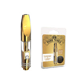 2pcs CBD Vape Cartridge Glass Refillable Atomizer (0.5ml) | 510 Atomizer Ceramic Dual Coil for CBD and Thick Oil