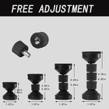 (4pcs) SZVPDKJ Adjustable Threaded Bed Frame Anti-Shake Tool,Headboard Stoppers for Wall Bed Frame Stopper to Prevent The Headboard from Hitting The Wall,Suitable for Beds,Sofas and Various Furniture