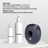 SZVPDKJ Wall Mounted Automatic Foam Soap Dispenser ,Touchless Soap Dispenser Which has Infrared Motion Sensor LED Display and 3-Gear Adjustable Waterproof Soap Dispenser (Navy Blue)