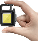 SZVPDKJ COB Mini Pocket Flashlight,Tent Light,Portable Outdoor Work Light,with Folding Stand and Bottle Opener,Suitable for Camping,Night Running,Night Fishing and Outdoor Emergency Lighting