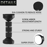 (4pcs) SZVPDKJ Adjustable Threaded Bed Frame Anti-Shake Tool,Headboard Stoppers for Wall Bed Frame Stopper to Prevent The Headboard from Hitting The Wall,Suitable for Beds,Sofas and Various Furniture