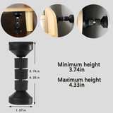 (4pcs) SZVPDKJ Adjustable Threaded Bed Frame Anti-Shake Tool,Headboard Stoppers for Wall Bed Frame Stopper to Prevent The Headboard from Hitting The Wall,Suitable for Beds,Sofas and Various Furniture