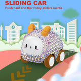 5D Diamond Painting Keychains, Cute Animal Car Diamond Drawing Pendant Decoration for Adults and Kids, Educational Creative DIY Set Gift. for Key Ring, Bag Decoration. (Mix(6Pcs))