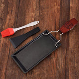 (🔥BUY 2 SETS SAVE $8.99)Non-stick Black Iron Cheese Raclette Grill Plate