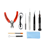 Tool Kit Vape Accessories For E Cig DIY Tool Bag Tweezers Pliers Wire Heaters Kit Coil Jig Winding