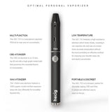 Hecig Wax Pen CBD Vape Pen HEC TIO Vaporizing Vape Kit 2 in 1 Herbs/Wax/Oil Pen