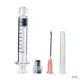 Glass Syrince 1.0ML 2.0ML For CBD Oil Glass Cartridge Luer lock CBD Accessories With Clean and Safe Package