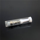 Oil Vape Carts 5pcs/pack Clearomizer CBD Vape Pen Thick Oil Glass Tank (White)