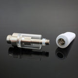 Oil Vape Carts 5pcs/pack Clearomizer CBD Vape Pen Thick Oil Glass Tank (White)