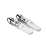 Oil Vape Carts 5pcs/pack Clearomizer CBD Vape Pen Thick Oil Glass Tank (White)