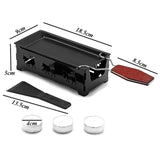 (🔥BUY 2 SETS SAVE $8.99)Non-stick Black Iron Cheese Raclette Grill Plate