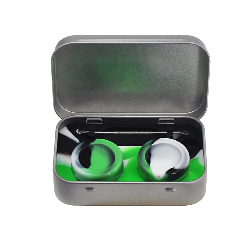 Wholesale Mini 5ml Silicone Container Wax Jars Round Non Stick Storage Box  Case For Liquid Oil Smoking Accessories From Esw_home, $0.2