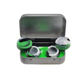 VAPE TC Wax Container Non-Stick Food Grade Silicone Dab Containers Set Jar for Oil Wax(2 Pieces 5ml)