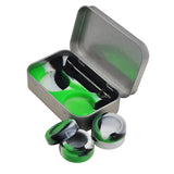 VAPE TC Wax Container Non-Stick Food Grade Silicone Dab Containers Set Jar for Oil Wax(2 Pieces 5ml)