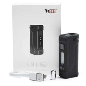 100% Authentic Yocan Uni Pro Mod 650mAh Preheat Battery For All Width Adjustable Diameter Carts Accessory