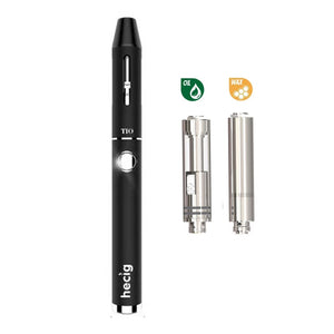Hecig Wax Pen CBD Vape Pen HEC TIO Vaporizing Vape Kit 2 in 1 Herbs/Wax/Oil Pen
