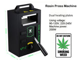 Rosin Press Machine Plate 4 Tons Pressure Adjusted TC Vape CBD Wax Concentrate Oil Extracting Tool Kit Device