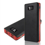 USA 50000mah Portable Power Bank LCD LED 4 USB Battery Charger For Mobile Phone